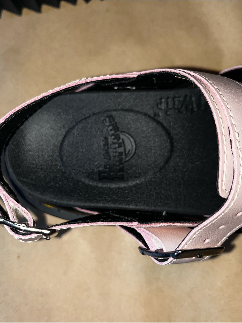 NEW Dr. Martens Pink Holographic Sandals - Picture 4 of 9